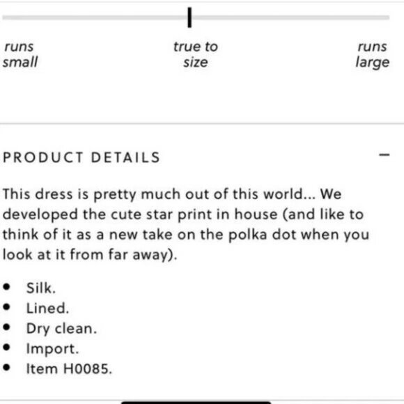 J.Crew Collection Star Print Casual Dress Silk Cocktail Long Sleeve H0085 SZ 8 M - Picture 4 of 15